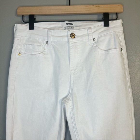 Pistola Jennifer Oslo White High Waisted Skinny Jeans, Size 27 - Picture 3 of 8